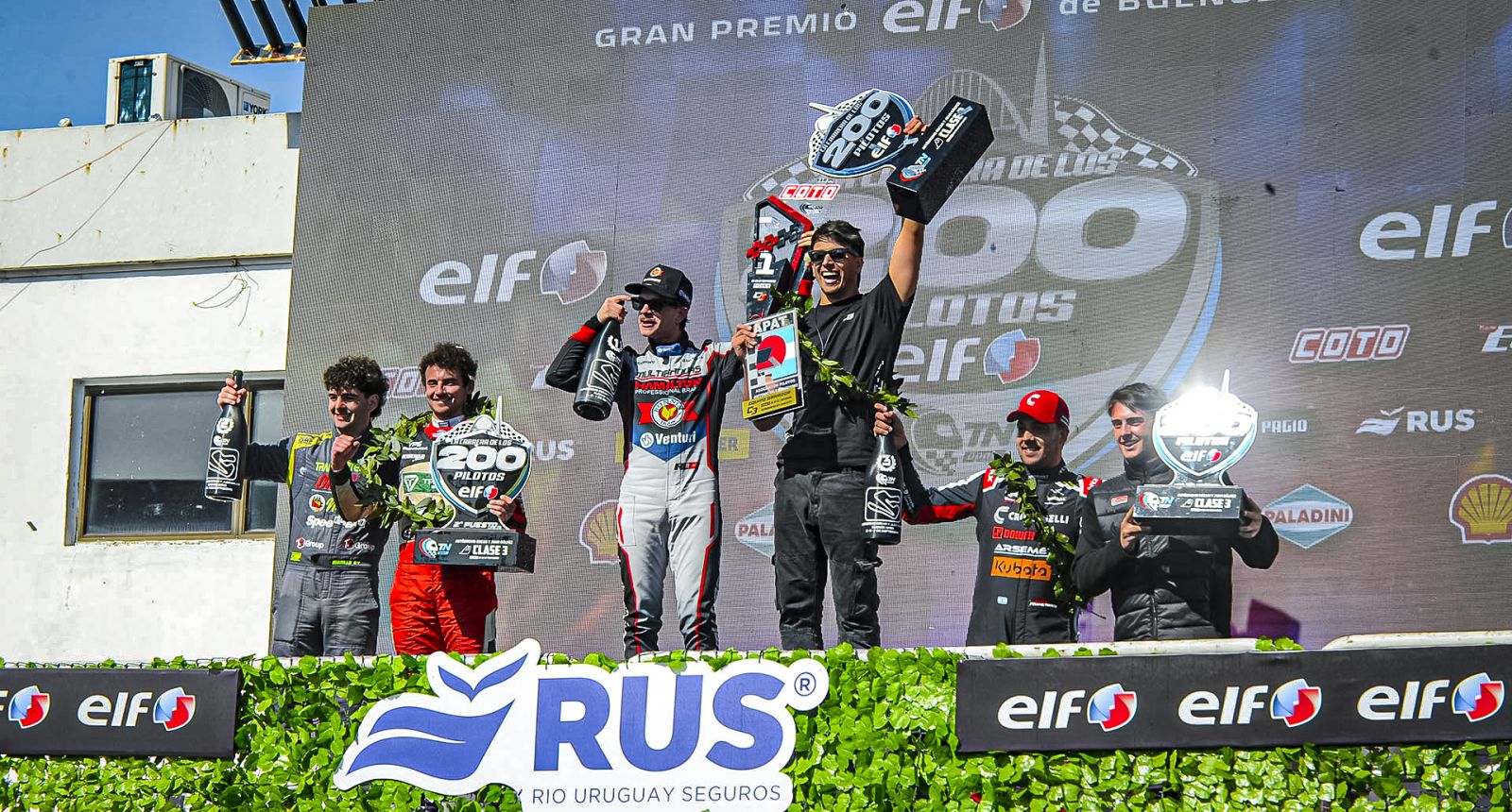 Rodrigo Lugón vence por segunda vez en Clase 3