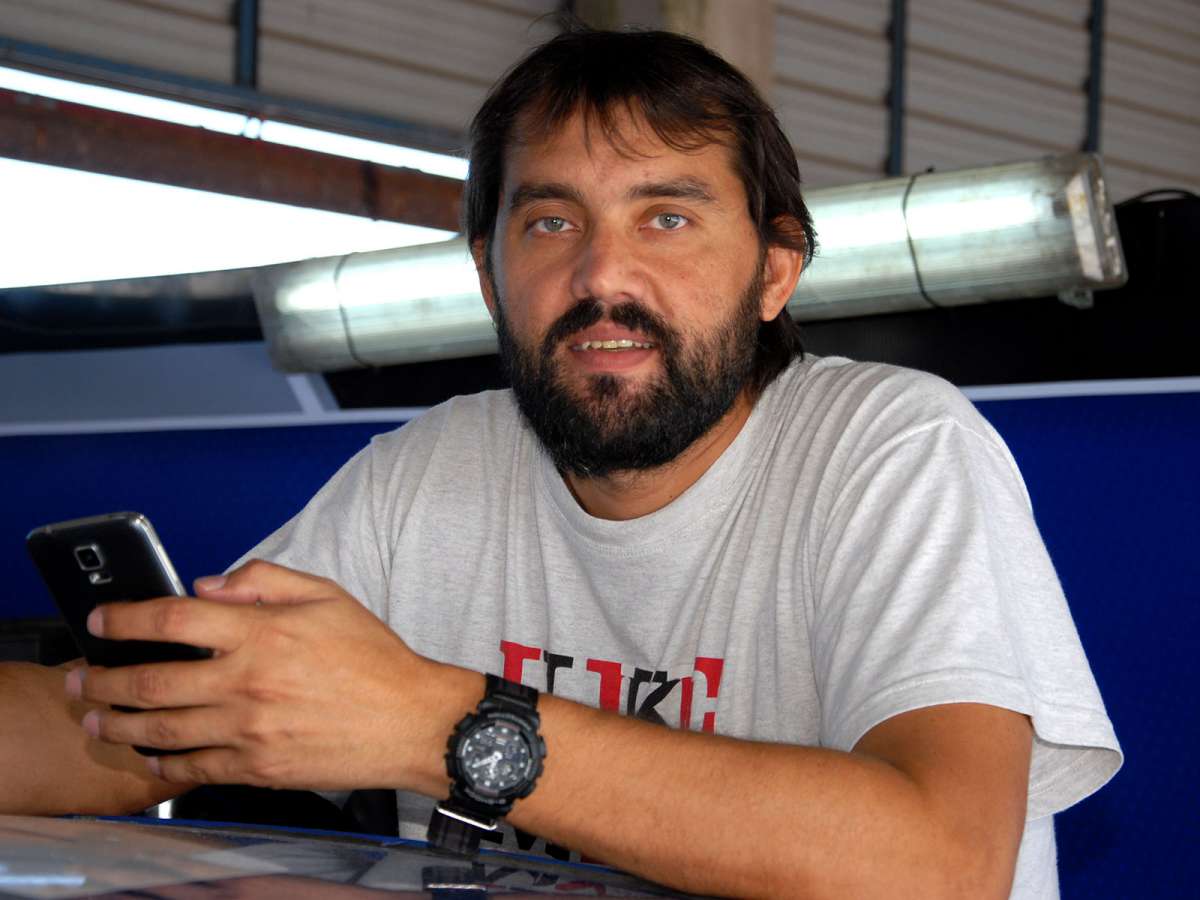 Claudio Viana, luego de las pruebas