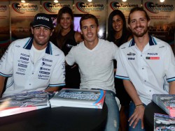 Emanuel Moriatis, Leonel Pernía y Mauro Giallombardo