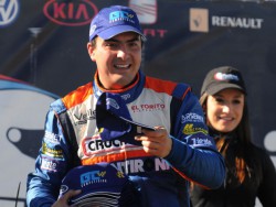 Debutó en el podio